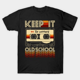 Keep it Old School - Rewind The Happiness Mixtape T-Shirt